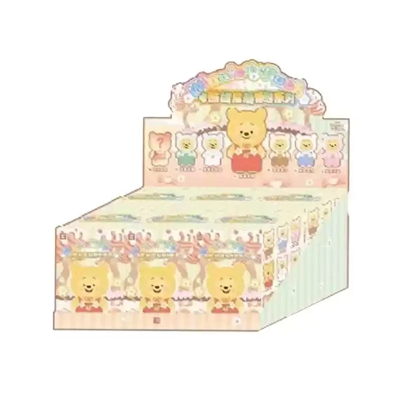 New Disney Winnie The Pooh Candy Series Blind Box Cute Vinyl  Doll Face Pendant Pupu Bear Doll Fashion Trend Toy Kids Gifts