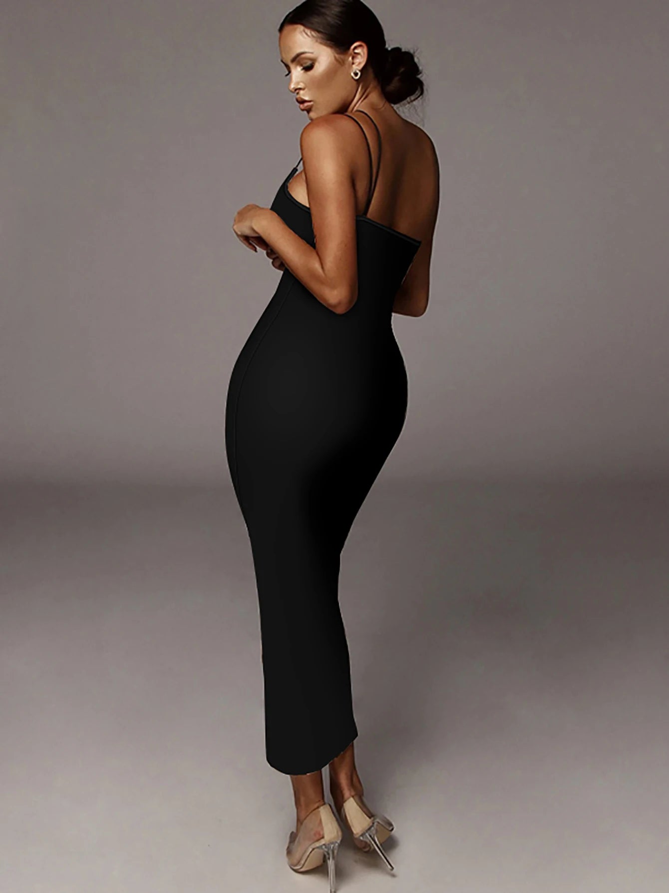 Dulzura Women Party Club Evening Streetwear Leopard Bodycon Midi Dress 2024 Summer Clothes Wholesale Items For Business
