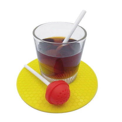Stainless Steel Tea Infuser Kitchen Accessory Household Use Reusable Metal Makeup Brushes  Massage Kitchen Dining Bar Garden