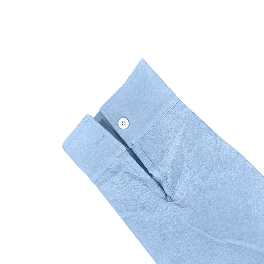 2025 New Spring and Summer Men's Suit Linen Casual Loose Breathable Long Sleeves Shirt Trousers 2Set of Beach Vacation Essential