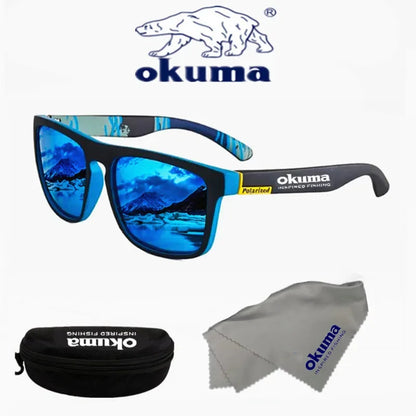 Okuma 偏光サングラス UV400 男女兼用 アウトドア 狩猟 釣り 運転 自転車 サングラス オプションボックス