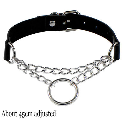 Woman Black Bat Punk Choker Collar Necklace Sexy PU Leather Heart Lock Key Spike Gothic Cosplay Accessories Party Jewelry New