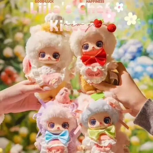 New Blind Box Lilia'S Chef Kitten Series Cute Cat Plush Toys Desktop Decoration Ornaments Bags Pendants Mysterious Surprise Gift
