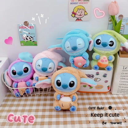 Cartoon 15CM 6 Styles Blind Box Action Figure Stitch Doll Vinyl Blind Box  Bags Accessories Pendant Doll Toy Children's Day Gift
