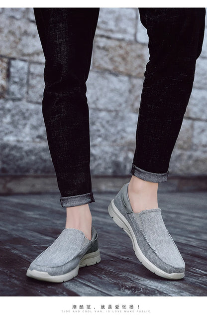 Loafers For Men Shoes Autumu New Men Canvas Shoes Classic Leisure Shoes Comfortable Breathable Sneakers For Men Loafers