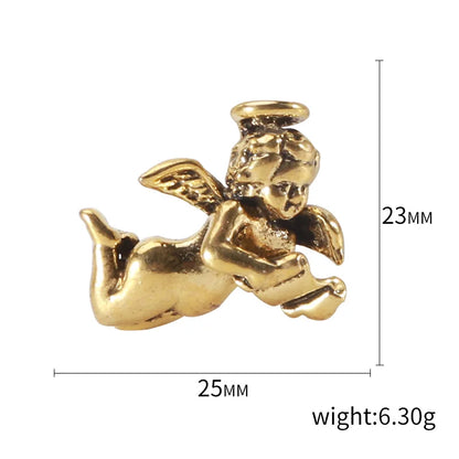 Enamel Angel Brooches for Women Unisex Cupid Love Character Pins Banquet Party Backpack Gifts Jewelry Accessories