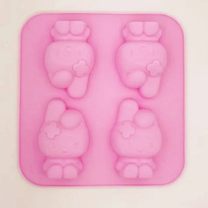 sanrio daily necessities ice cube molds, anime cartoon Kuromi Cinnamoroll My Melody character creative shape kitchen tool molds