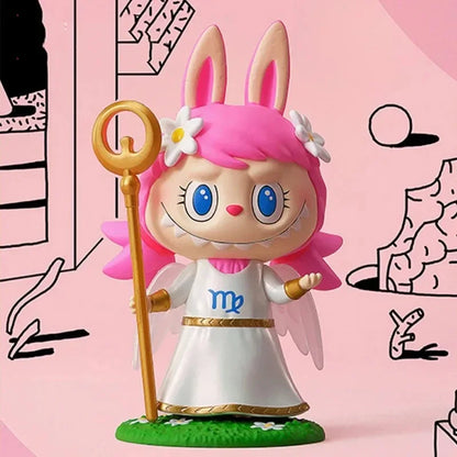 POP MART THE MONSTERS Constellation Series Labubu Zimomo Blind Box Surprise Box Original Action Figure Cartoon Model Mystery Box