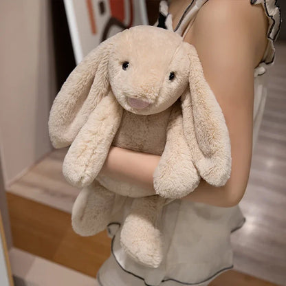 かわいい長い耳のウサギのぬいぐるみぬいぐるみバニー人形赤ちゃんの睡眠仲間ぬいぐるみ人形子供へのギフト