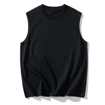 コットン メンズ タンクトップ 夏 プラスサイズ 10XL 12XL 14XL ノースリーブ Tシャツ オーバーサイズ ルーズベスト Oネック Tシャツ 200KG トップス 衣類