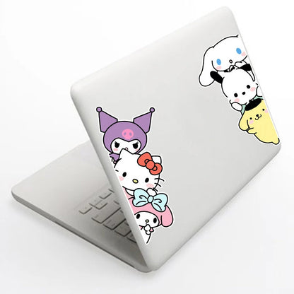 Sanrio Hello Kitty Car Sticker Car Handle Protective Film 3D Cute Car Door Stickers Waterproof Vinyl Decal Car Accessories Decor