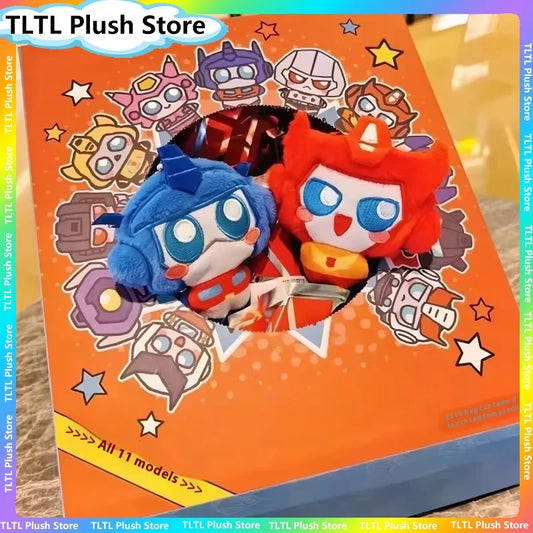 Mini Transformation Shockwave PLush Pendant Box Toy Model Birthday Fans Collectible Decoration Surprise Boys Cool Peluche Gifts