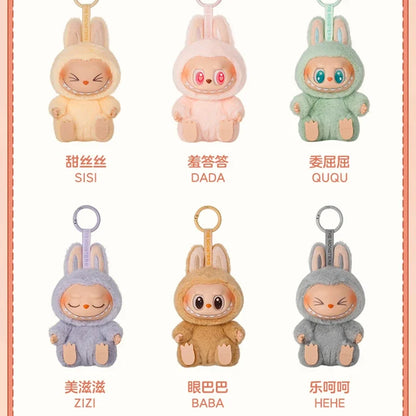 POP MART LABUBU The Monsters Have A Seat Series Vinyl Plush Pendant Keychain Blind Box Toys Mystery Box Mistery Action Figure