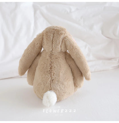 30cm ボニーラビット 花耳ぬいぐるみ 漫画ぬいぐるみ ウサギ人形 子供部屋装飾 おもちゃ 柔らかい 女の子への誕生日プレゼント