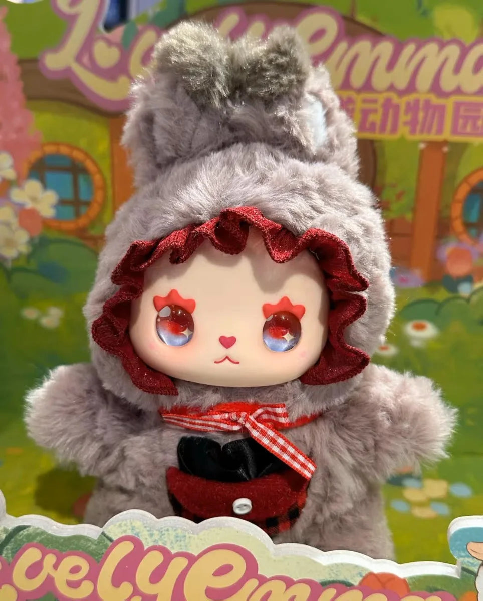 Lovely Emma Pockets Zoo Series Plush Dolls Box Model Anime Toys Cute Action Anime Figure Kawaii Model Kids Gifts Toys