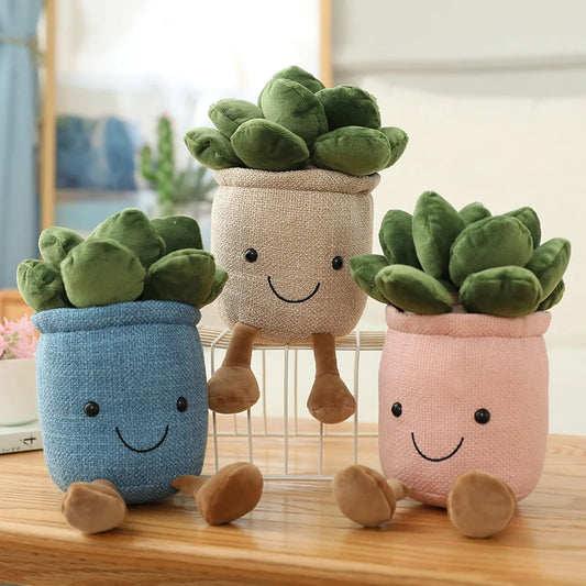 25cm シミュレーション 漫画 プラントポットシリーズ ぬいぐるみ 多肉植物 チューリップ ユリ ぬいぐるみ おもちゃ ホームデコレーション リビングルーム 寝室 女の子へのギフト