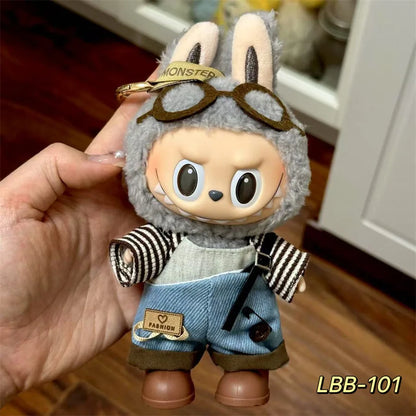 V1 V2 V3 NEW ミニドール服セット アクセサリー 韓国Kpop Exo 17cm Labubu アイドル クール ハンサム 衣装 ギフト