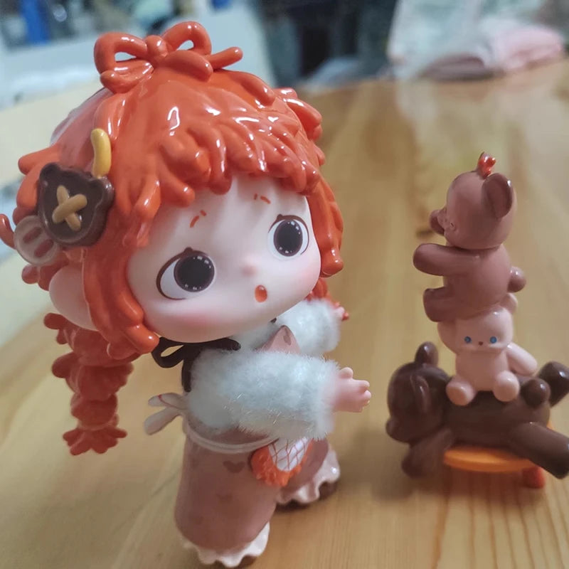 Heyone Fur Fur'S Doll  Blind Box Fourth Generation Wonderful House Series Handmade Doll Kawaii Action Desktop Ornament Toys Gift