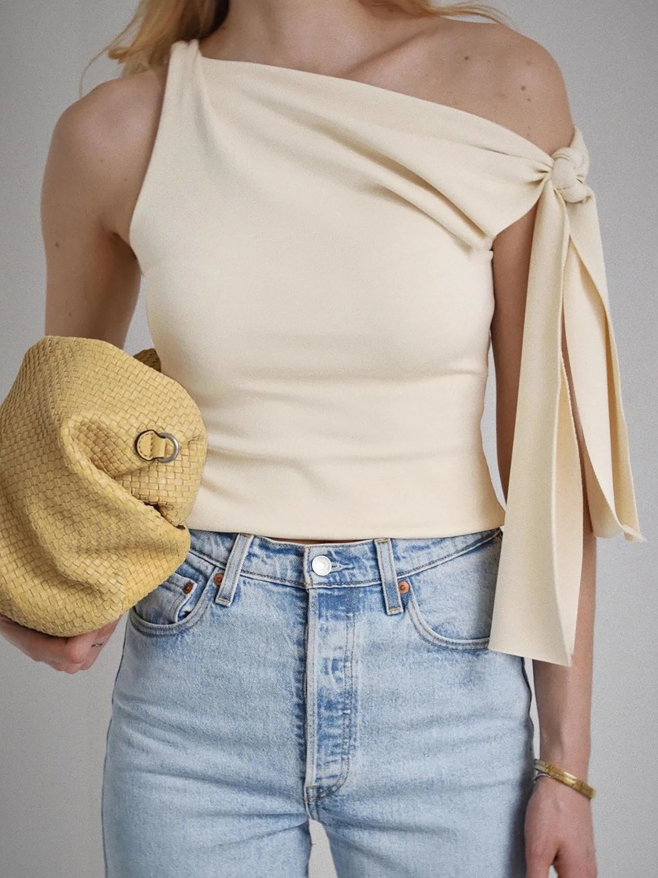 Dulzura Sleeveless Crop Top Irregular Patchwork Bandage Solid Tops Tank Sexy Party Club Casual Streetwear Date Y2K Women Clothes