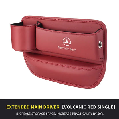 For Mercedes-Benz A B C E S V R-Class A45 C43 CLA GLA GLB GLC SLK SL Car Seat Gap Multifunction Storage Box Seat Gap Cup Holder