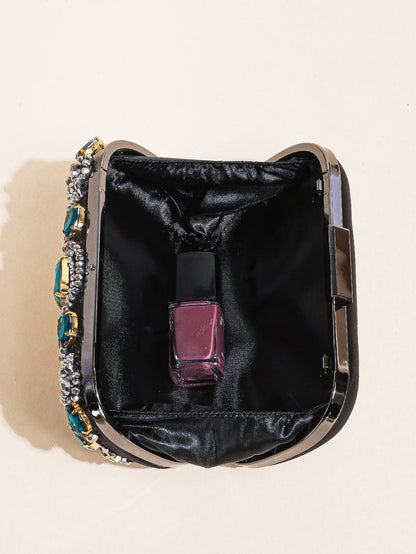 Mini Baroque Jewel Retro Beaded Clutch, Party Bag, Wedding Bag, Party Girl Clutch, Ladies Clutch for Party, Wedding, Prom