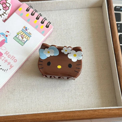Kawaii Kitty Barrette Cute Sweet Cat Fragmented Hair Shark Clip Anime Cartoon Women Girls Hairpin Headwear Accessories Gifts