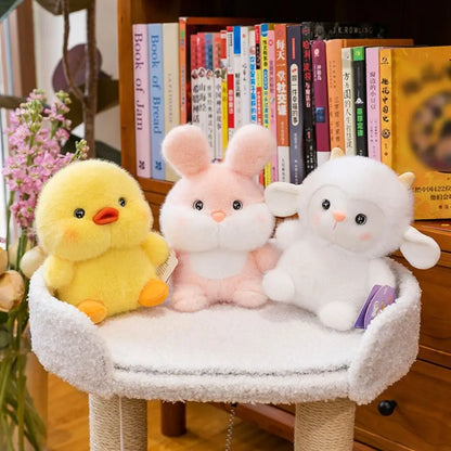Kawaii 16cm Plush Companion Doll Plush Capybara Stuffed Animal Pillow Elephant Bear Animal Plush Toy Sleeping Gift