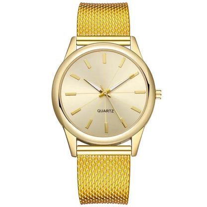 2024 Womens Watch Gold Black Watch Magnetic Stainless Steel Mesh Band Luxury Montre Femme Wristwatches Relogio Feminino Reloj