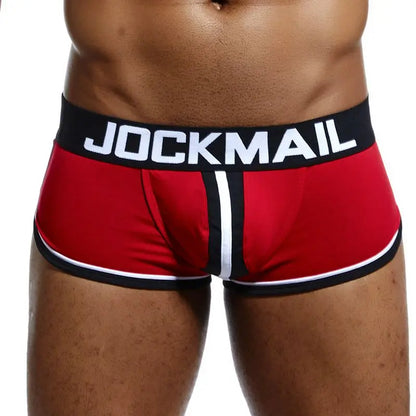 Men's Panties Jockstraps Men Underwear Gay Thong Man Boxer Shorts Underpants Slip Sexy Cotton Pouch Cuecas Gay Thongs G String