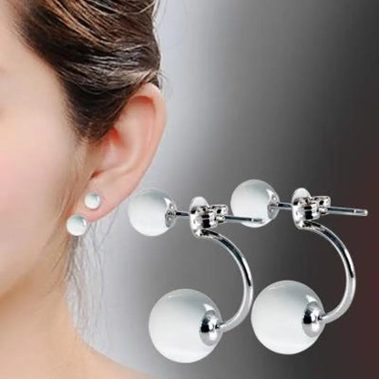 Natural Stone Stud Earrings For Women Silver Color Plated Earing Oorbellen Earings brinco Jewelry Gift earring Wholesale 2025
