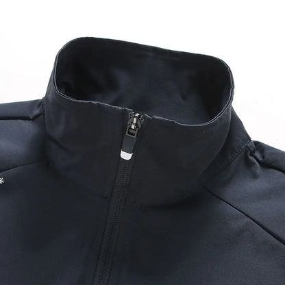Summer sun-protective clothing men's breathable jacket ice silk quick-dry men's clothes thin single-layer quick-dry UV jacket