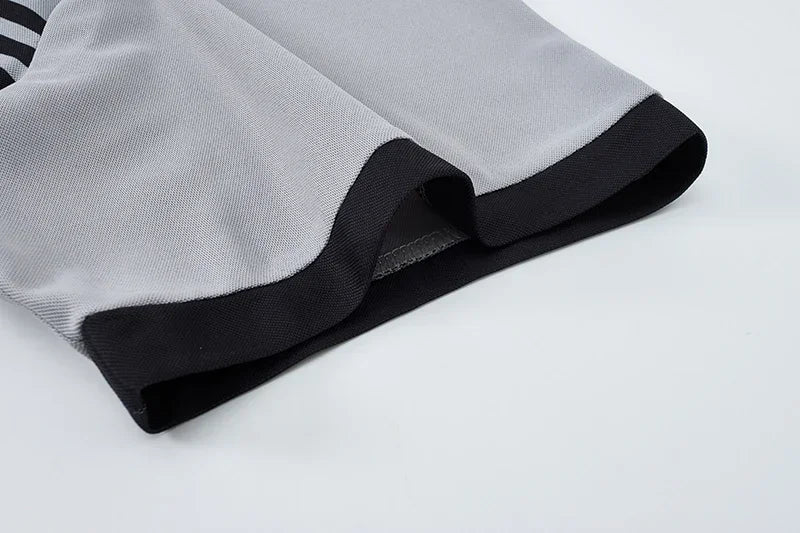 ストライプ柄ポロシャツ メンズ プラスサイズ 1XL-7XL 110-175kg 半袖ポロTシャツ ゆったりポロシャツ オーバーサイズトップス 大きいサイズ メンズ服