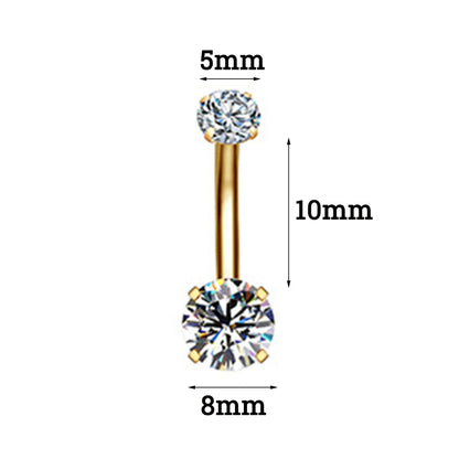 1PC 316L Surgical Steel Belly Button Rings Crystal Piercing Navel Piercing Earring Belly Piercing Sexy Body Jewelry Ombligo
