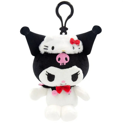 Sanrio Hello Kitty Kuromi Melody Stuffed Toys Pendant Cute Plush Toys Kawaii Keyring Anime Keychain Birthday Gift Party Treats