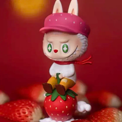 POP MART Labubu The Monsters Fruit Series Blind Box Toys Kawaii Anime Action Figure Surprise Mystery Box Dolls Girls Gift