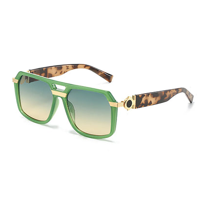 2025 Sunglasses for Women Fashionable Square Frame Glasses with Golden Decorative Legs and Exquisite Design for Women Glasses