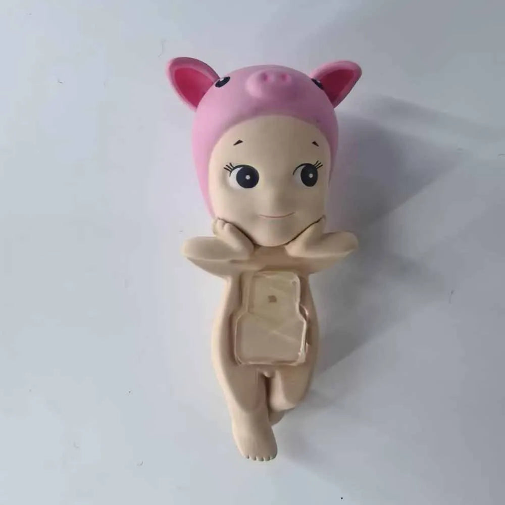 ホットな高品質ソニーエンジェルヒッパーミニフィギュア動物シリーズブラインドボックスPVCおもちゃファンデスクトップ電話車の装飾人形ギフト