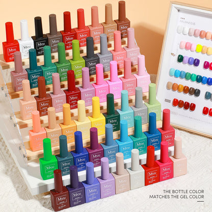 Mxsi 15ml ジェルネイルポリッシュ ネオンブラウン ロイヤルブルー レッドグリーン パスタルヌード ネイルアートワニス ジェルラッカー トップコート UVジェルネイル 未セット