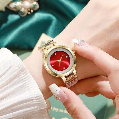 高級レディース腕時計 ファッション アナログ クォーツ腕時計 女の子用時計 ギフト Reloj Mujer