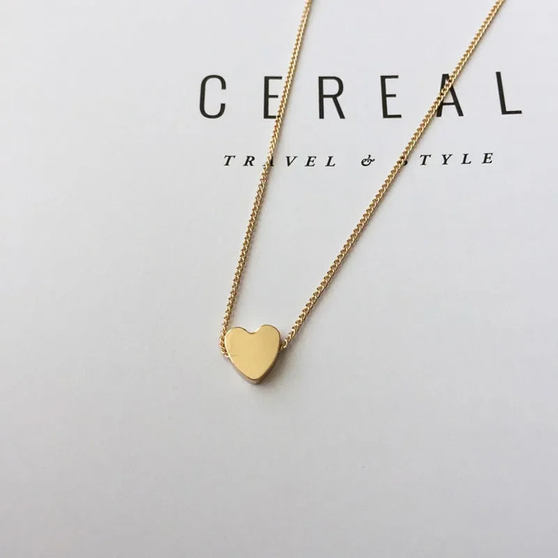 2024年新作レディースチョーカーゴールド/シルバーカラーチェーンスターハートチョーカーネックレスジュエリーCollana Kolye Bijoux Collares Mujer Collier