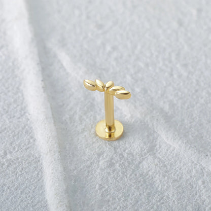 Aide 925 Sterling Silver 1pc Geometry Multi Piercing Stud Earrings For Women K Gold Simple Elegant Tassel Jewelry Gift Pendiente