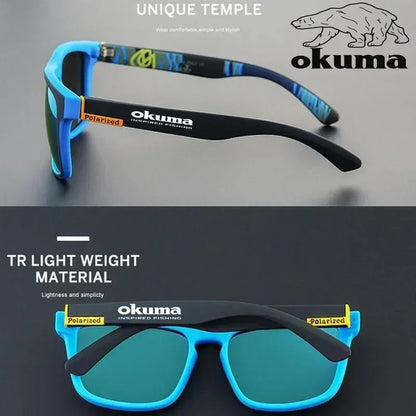 Okuma 偏光サングラス UV400 男女兼用 アウトドア 狩猟 釣り 運転 自転車 サングラス オプションボックス