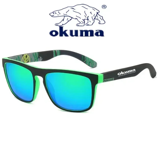 Okuma 偏光サングラス UV400 男女兼用 アウトドア 狩猟 釣り 運転 自転車 サングラス オプションボックス