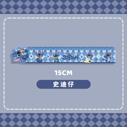 Sanrio Hello Kitty Ruler Anime Cinnamoroll My Melody Learning Measuring Ruler Cute Girl Heart Learning Stationery Kawaii Gift