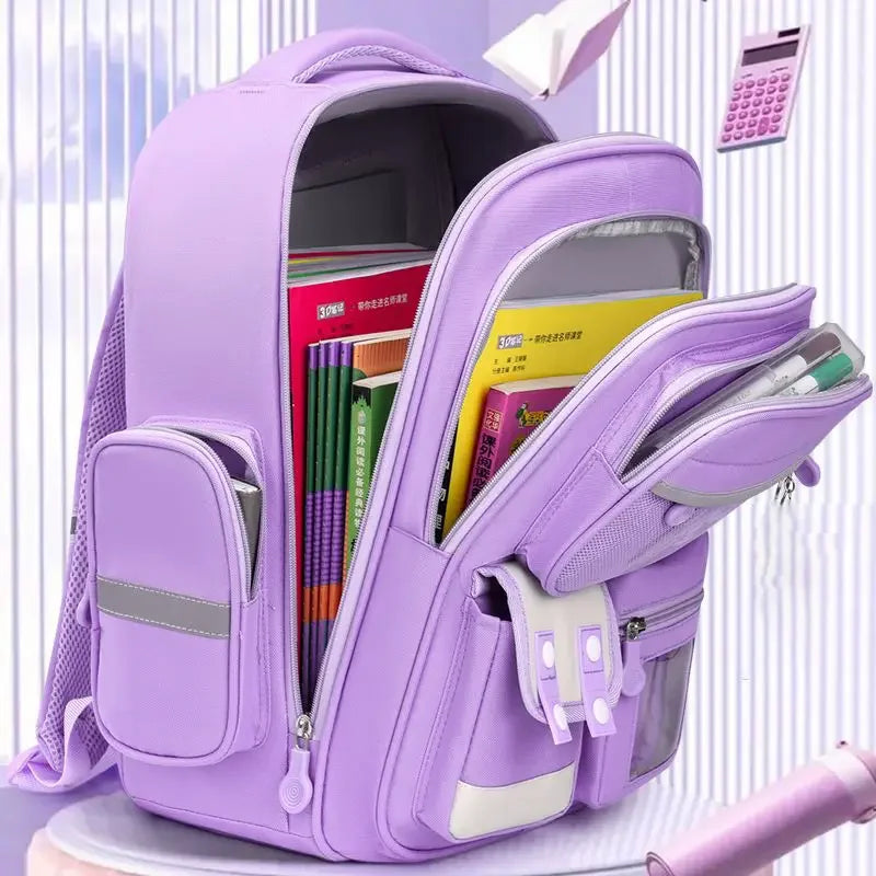 Cartoon kuromi My melody Cinnamoroll kawaii children's schoolbag student burden-reducing large-capacity backpack school supplies
