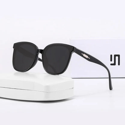 New sunglasses for women with a high-end feel, big face and slimming effect. Sunscreen, UV protection, polarized driving glasses