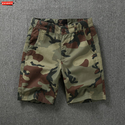 2025 Summer Men's Thin Loose Casual Work Short Pants Simple Wearable Camouflage Wear-resistant Tooling Sports Shorts For Man