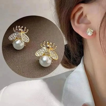 925 Silver Needle Korean Fashion Zircon Geometric Earrings For Women Jewelry 2025 Trending Luxury Crystal Cross Stud Earrings