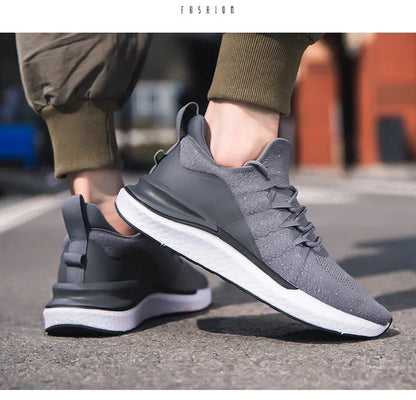 Sneakers for Men 2025 New Flying Woven Men's Casual Shoes Korean Style Trendy Fashion Sports Shoes Men Sneakers