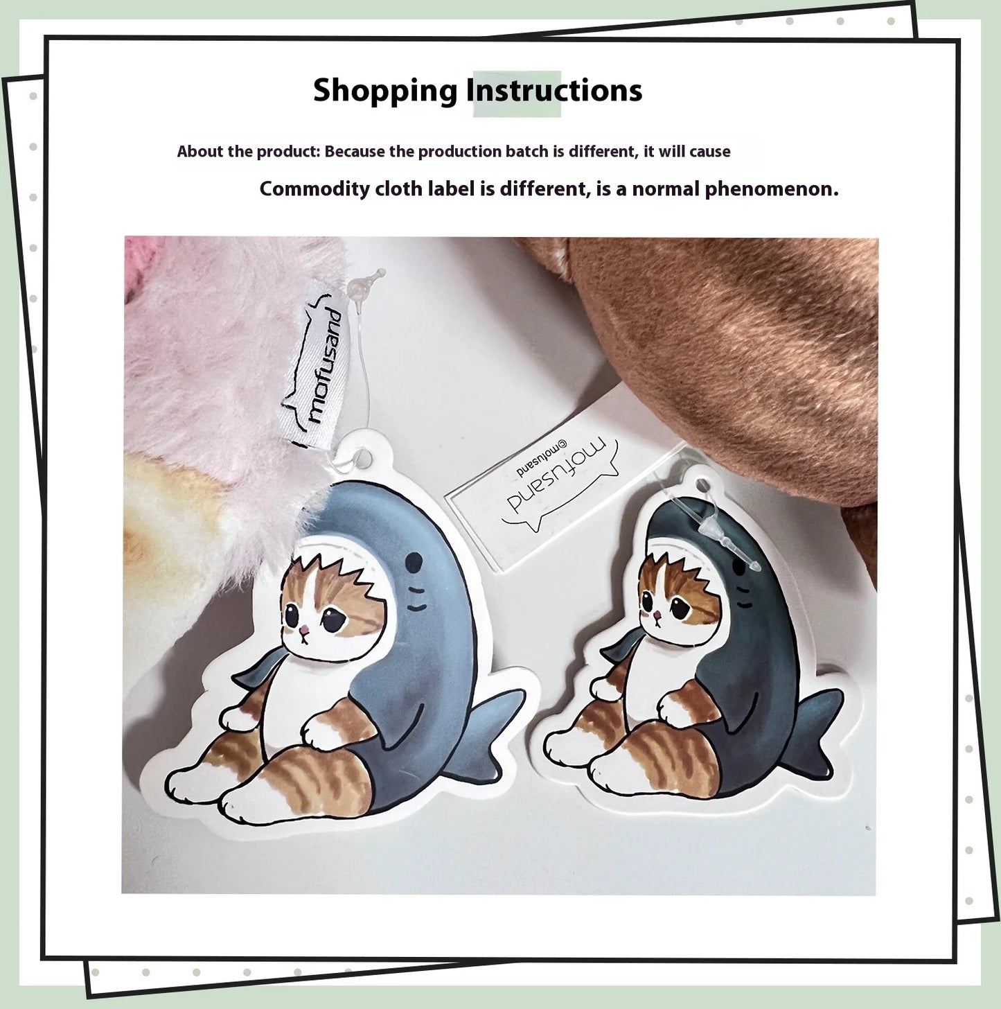 Mofusand 30/50cm Plush Toys Kawaii Cat Cosplay Costume With Dino/Cow Outfits Cute Stuffed Animal Birthday Gift For Kids And Girl